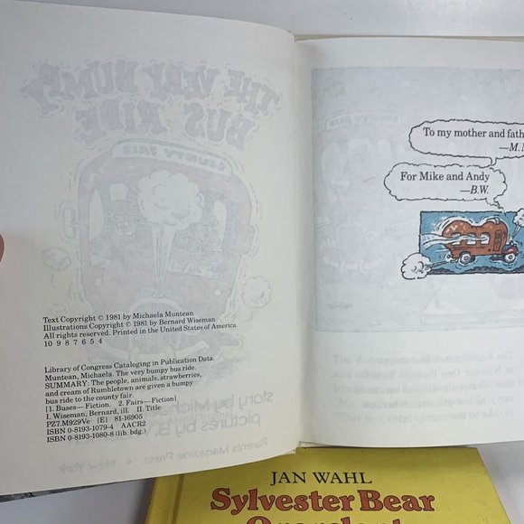 Parents Magazine Press Books Lot of 3 1980s Sylvester Bear Giggle Book - Picture 4 of 6